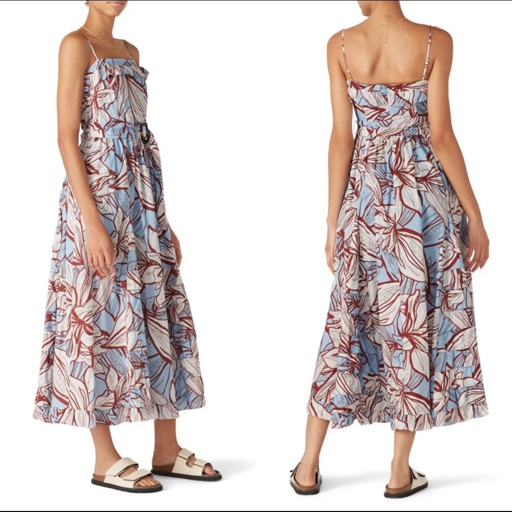 NICHOLAS “Julie” cotton maxi dress